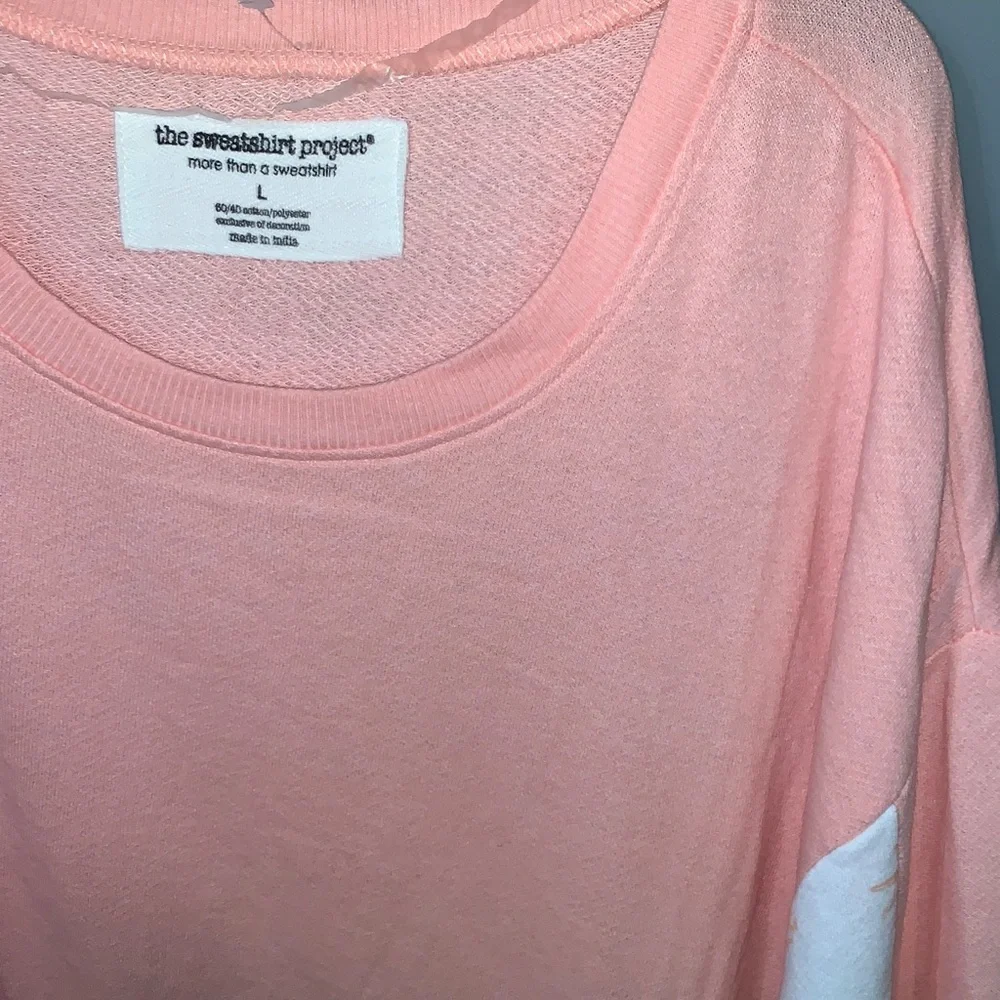 Women's Peach color Sweater - Picture 4 of 6